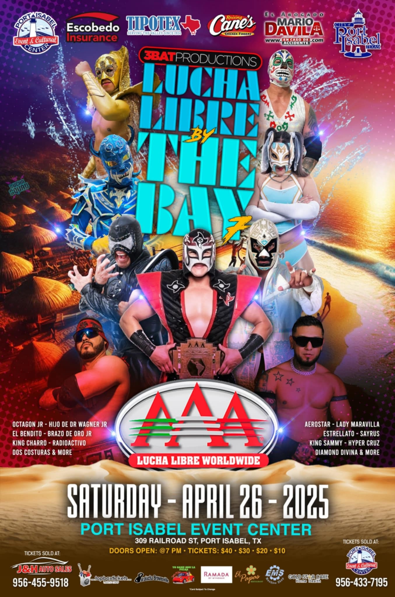 3Bat Productions & AAA Return to Port Isabel, TX
