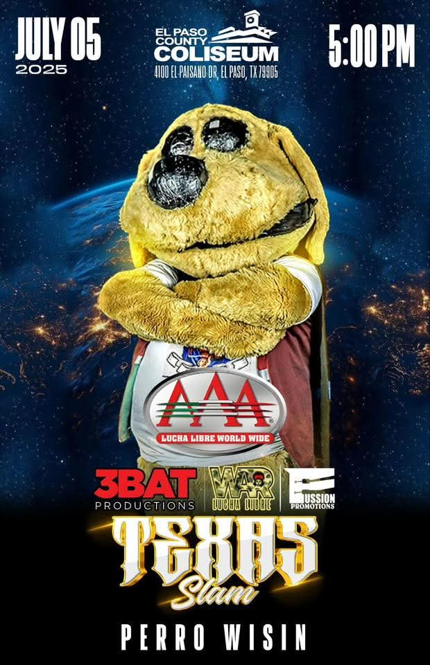 Perro Wisin Announced for Texas Slam in El Paso, TX